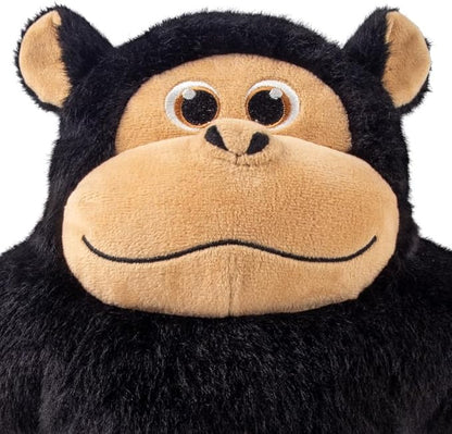 KONG Snuzzles Dog Toy X-Large – Plush Squeaky Dog Toy for Large Breeds – Ultra-Soft, Crinkle Sounds, Durable Interactive Dog Chew Toy for Medium & Large Dogs (Hippo/Gorilla Combo)