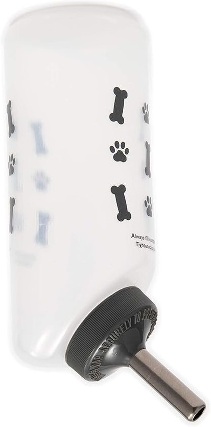 Lixit Water Bottles for Small Dogs (16oz Bones), Clear (SDW16 Bones)