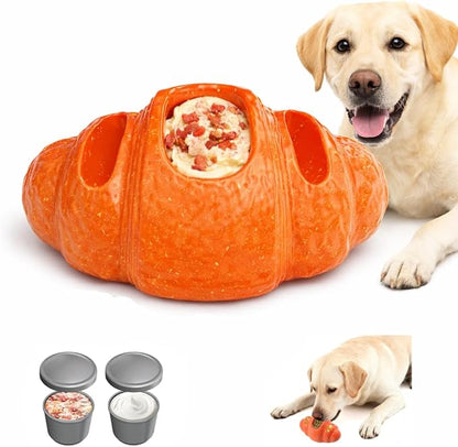 Indestructible Dog Toys for Aggressive Chewers - Large Dog Chew Toy Frozen Treat Tray Holder for Small Medium Large Dogs with Dual Molds to Keep Them Busy to Reduces Anxiety