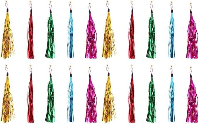 balacoo 30 Pcs Cat Teasing Replacement: Cat Interactive Tassel Teasing Stick Replacement Teaser Refills for Indoor s