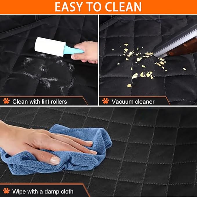 Dog Car Seat Cover for Back Seat for Toyota bZ 2026, Back Seat Pet Bed Mat for Travel, Waterproof Nonslip, Easy to Clean Up, B-Rear Seats