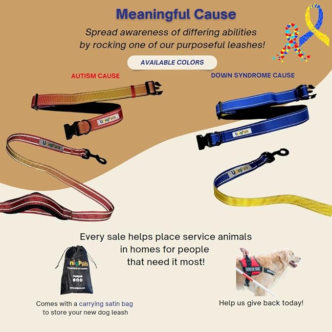 Hands-Free Leash for Small to Large Dogs 5ft - Heavy Duty Adjustable Waist Belt, Padded Handles, Reflective Stitching, Satin Carry Bag for Walking, Running, Hiking