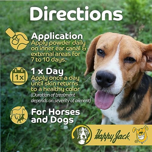 HAPPY JACK Ear Canker Powder (0.5 oz) Dog Ear Powder - Image 6