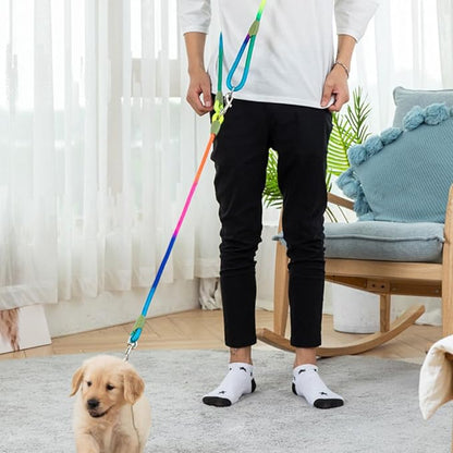 pawstrip Hands Free Dog Leash Crossbody Dog Running Leash Handsfree Pet Rope for Hiking Training Heavy Duty Reflective Pet Walking Belt