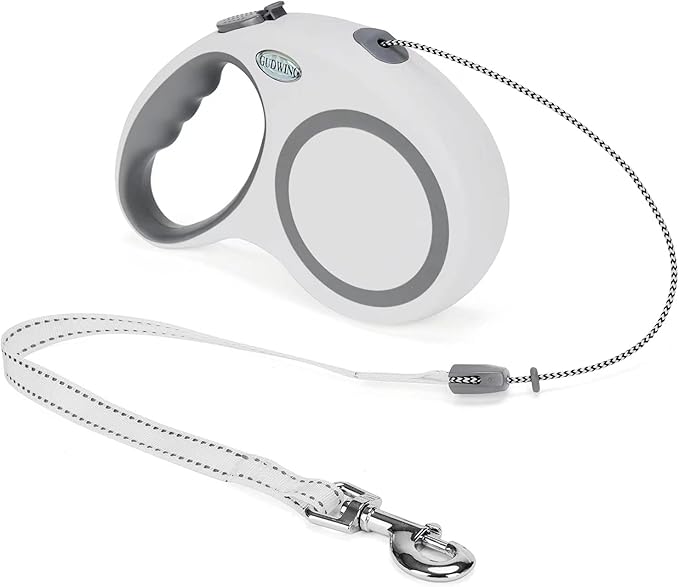 Retractable Dog Leash 30 FT, GUDWING Dog Walking Leash for Medium Large Dogs up to 77 lbs, Heavy Duty No Tangle, Large