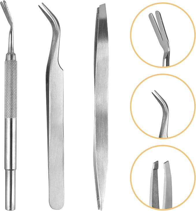 10 Pack Flea Comb for Dogs, Stainless Steel Dog Cat Grooming Combs with Rounded Teeth for Remove Fleas Lice Eggs, Tick Removal Tool for Small Pets