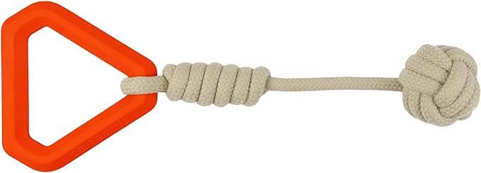 Carhartt Pet Training Tools, Durable Dog Tool for Tug and Fetch, Monkey Fist Dog Pull (Blaze Orange)