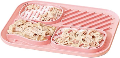 Silicone Licking Mat, Non-Slip Puzzle Feeder Tray, Medium Size Pet Enrichment Treat Feeding, Food Puzzle Suction Base Detail, Dog Cat Feeding Category Accessory, Interactive Lick Pad