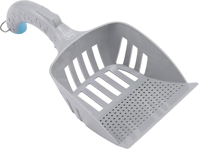 Fresh Step All in One Litter Scoop - Fast and Easy to Use Cat Litter Scooper with Deep Shovel and Ergonomic Handle Grip - 2 Pack