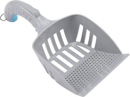 Fresh Step All in One Litter Scoop - Fast and Easy to Use Cat Litter Scooper with Deep Shovel and Ergonomic Handle Grip - 2 Pack