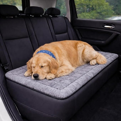 Dog Bed for Back Seat - Comfortable, Padded, Non-Slip Design for Car, Truck, RV, Van - Ideal for Travel - Durable & Easy to Clean - Universal Fit for Most Vehicles - 54" L x 24" W