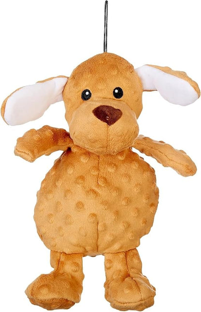 Petlou Dog Plush Toys,Interactive Stuffed Dog Squeaky Toys Chew Dog Toys for Medium Dog Small Large Dogs ,Dotty Friends Dog Toy (12 INCH, Dotty Friends-Dog)