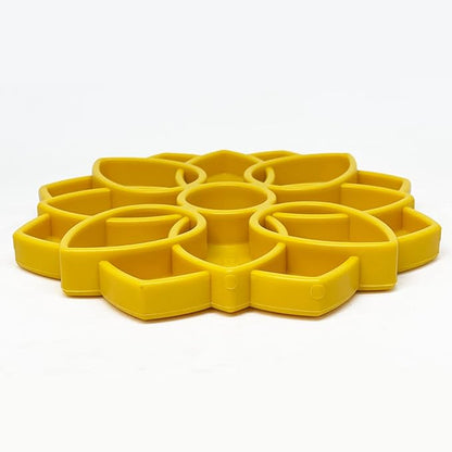SodaPup Mandala eTray – Durable Slow Feeder Tray Made in USA from Non-Toxic, Pet-Safe, Food Safe Material for Mental Stimulation, Calming, Avoiding Overfeeding, Slow Eating, Healthy Digestion & More
