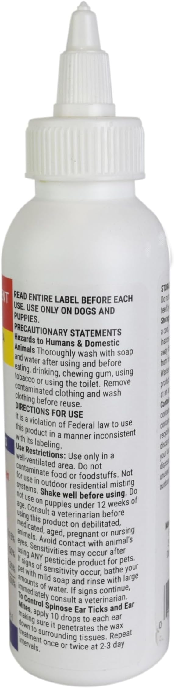 Miracle Care R7 Ear Mite Treatment for Dogs, 4 Ounce, Controls Ticks and Mites