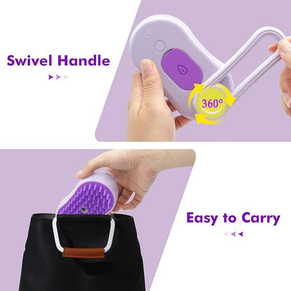 Cloud Care Cat Brush, Cat Hair Steam Brush for Shedding, 4-in-1 Self-Cleaning Pet Steam Brushs with 360° Rotating Arm for Long and Short Hair Cats and Dogs