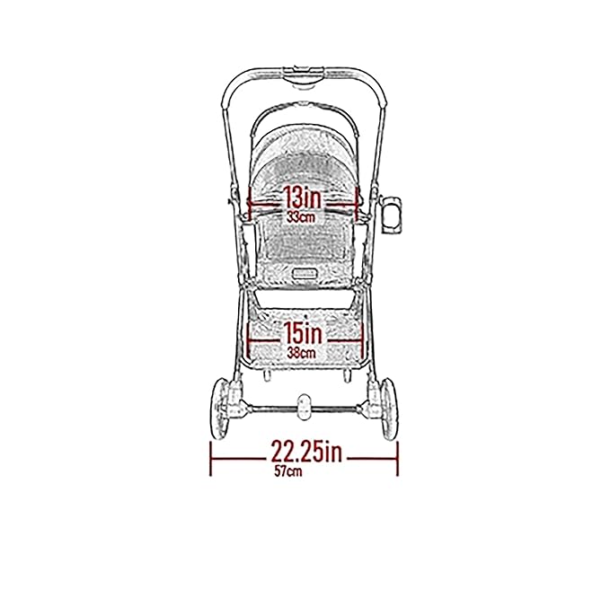 Pet Gear, A Vermont Family Owned Company Since 1936, 3-in-1 Travel System, View 360 Stroller Converts to Carrier and Booster Seat with Easy Click N Go Technology, for Small Dogs & Cats, 4 Colors