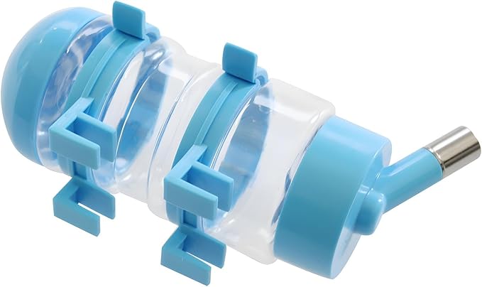 NACOCO Pet Drinking Fountains Dog Water Dispenser Dog Kettle Cat Bottle with Automatically Feeding Water (Blue)