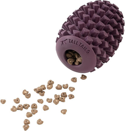 Tall Tails Pinecone Natural Rubber Reward Toy for Dogs - Use for Spreadables Treats and Kibble Play