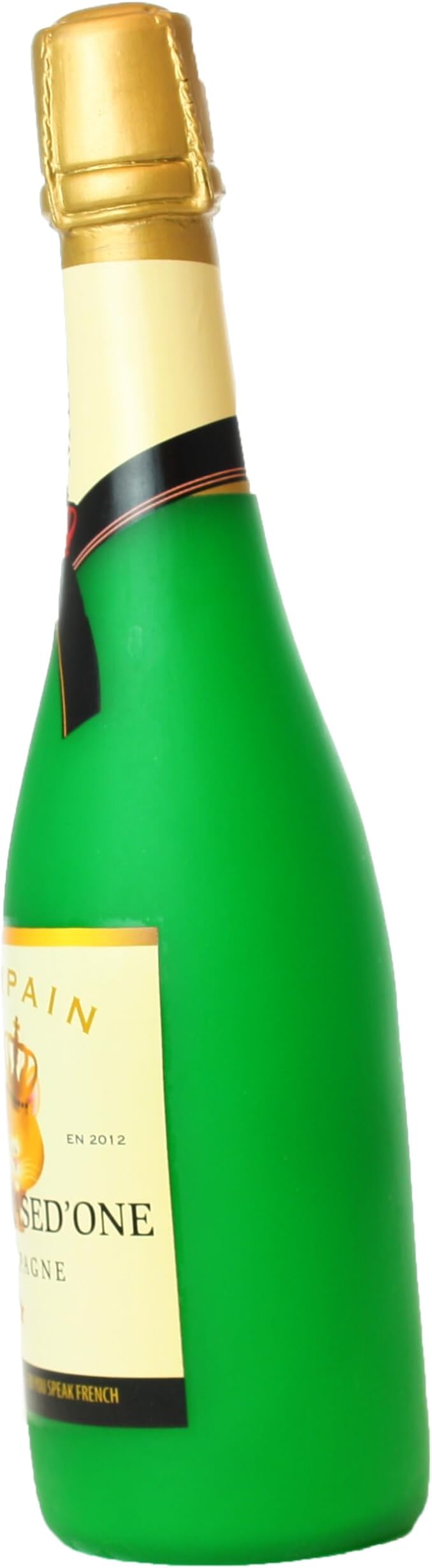 Wine Bottles - Dog Toy - 100% Vinyl. Made Durable & Strong. Novelty Play Toy. Many Bottles to Choose from and They Floats (Meow Chased, Single)