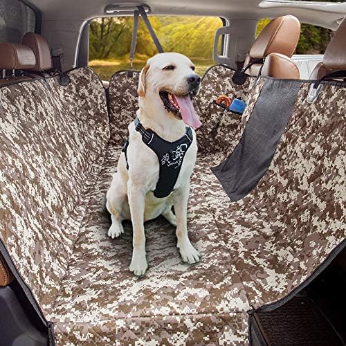 Truck Seat Cover for Dogs Waterproof 900D Soft Back Seat Cover for Crew Cab Protects Vehicle from Dog Hair, Scratches, Dirt Durable Rear Seat Cover for Pickup Truck F150 F250 Ram GMC 1500 2500 - Image 2