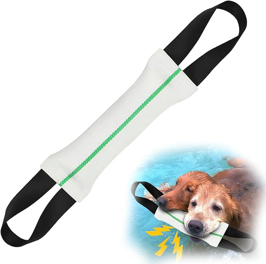 ASOCEA Dog Pool Toys,2-in-1 Dog Water Toys Interactive Tug Toys for Small to Large Dogs Bite Resistant Squeaky Floating Toy Perfect for Dock Diving Training Fetching Throwing Playing