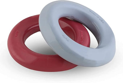 Mutty Dog Chew Ring - Made in USA Dog Toys for Chewers - One Meal Donated to Shelters per Toy - Durable Rubber Dog Toy - Non-Toxic 100% Food Grade Materials