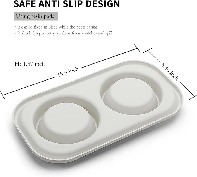 Collapsible Slow Food Dog Bowl, Double Sided Pet Licking Tray, Suitable for Dry Food, Wet Food and Raw Food, Slows Down Pet Eating, Prevents Overfeeding, Suitable for Small, Medium and Large Dogs.