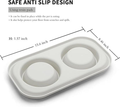 Collapsible Slow Food Dog Bowl, Double Sided Pet Licking Tray, Suitable for Dry Food, Wet Food and Raw Food, Slows Down Pet Eating, Prevents Overfeeding, Suitable for Small, Medium and Large Dogs.