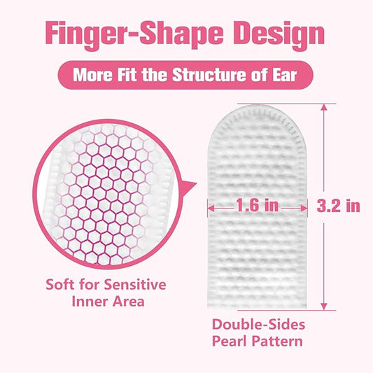 Dog Ear Finger Wipes,Gently Remove Ear Wax & Dirt,Relieve Ear Itching. All Natural Ingredients Dog Ear Wipes.Safe & Gentle Ear Wipes for Dog & Cat - 50 Count