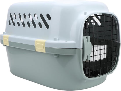 Hard Sided Dog Pet Carrier, Portable Sturdy Dog Pet Travel Carrier Versatile for Home (11.5x26.5x7.5cm/4.5x10.4x3.0in)