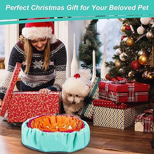 Vivifying Snuffle Mat for Dogs, Interactive Sniff Mat for Slow Eating and Keep Busy, Adjustable Dog Digging Toys Encourages Natural Foraging Skills and Mental Stimulation - Image 6
