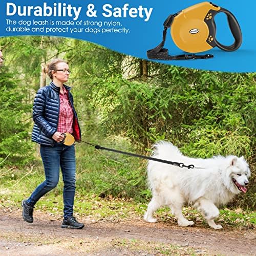 360°No Tangle 26 Ft Retractable Dog Leash for Dogs up to 99lbs - Image 7