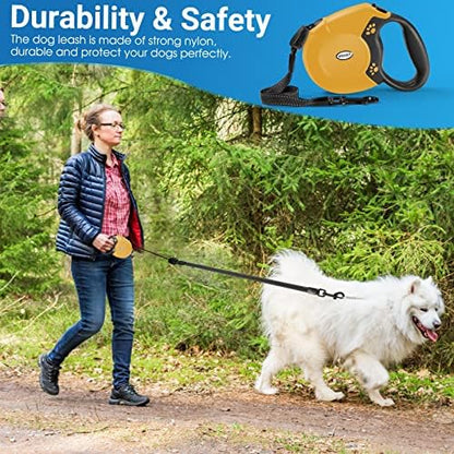 360°No Tangle 26 Ft Retractable Dog Leash for Dogs up to 99lbs - Image 7