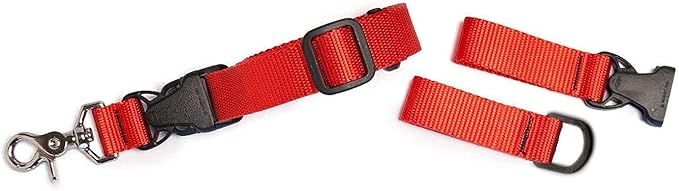 The Buddy System Accessories for Our Dog Leashes Made in USA (Extra Buddy, Regular Dog Red)