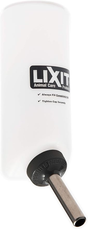 Lixit® Wide Mouth Water Bottles for Large Dogs (White, 32 Ounce)