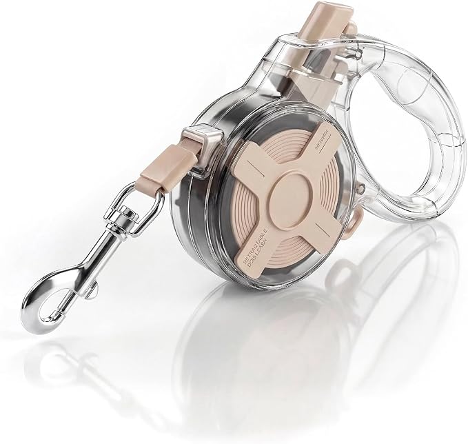 Retractable Dog Leash for Small Dogs, 13ft Reflective Retractable Leash with 360° Tangle-Free Design, Heavy Duty Nylon Tape Lead for Small to Medium Pets up to 50 lbs One-Handed Brake & Lock