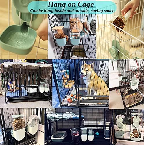Kenond 35oz Rabbit Food Bowl,Bunny Water Dispenser,Feeders Waterer for Cage - Image 5