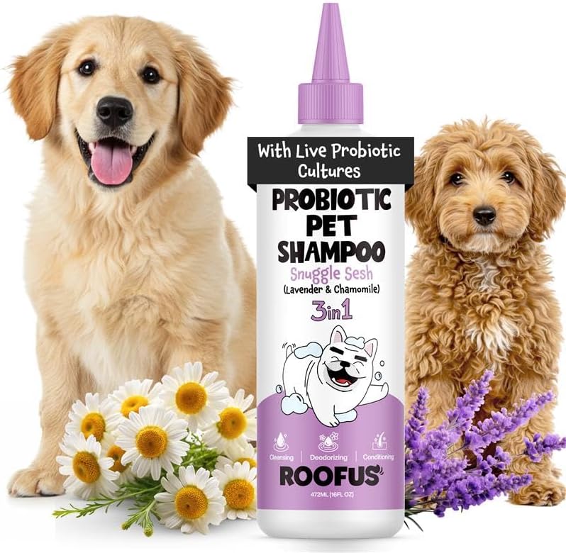 Anti Itch Dog Shampoo & Conditioner, Lavender for Dogs by ROOFUS