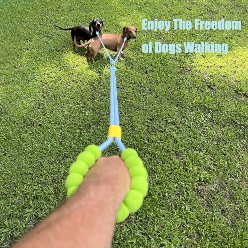 Double Dog Leash for Two Dogs Walking No Tangle Hands Free - Image 5