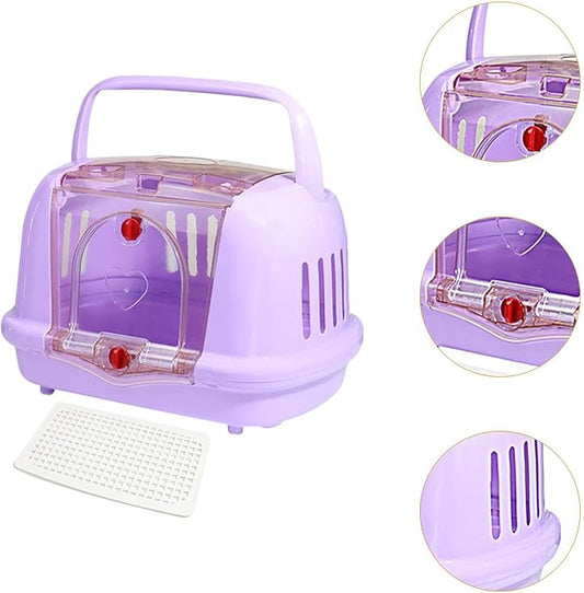 Dog Chenil Animal Carrier Transporter, Purple