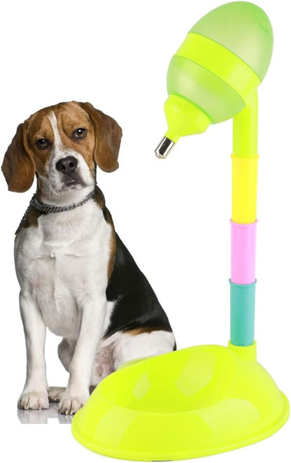 Pet Standing Water Dispenser, 650ml Capacity Dog Water Dispenser Cat Dog Standing Bowl Adjustable Height Pet Feeder for Home