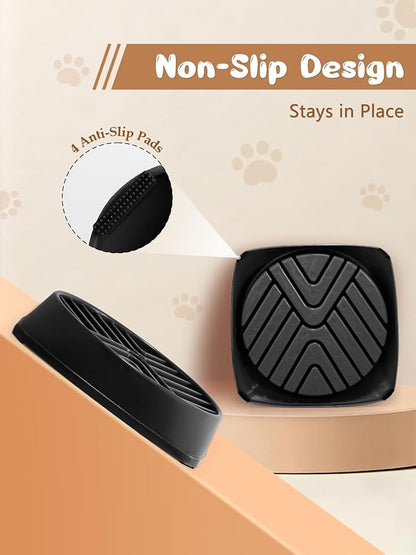KASBAH Slow Feeder Dog Bowls Large Breed, 5 Cups Capacity for Wet & Dry Food, Puzzle Maze Bowl for Fast Eaters, Non-Slip Base, BPA Free, Helps Prevent Bloat and Aid Digestion