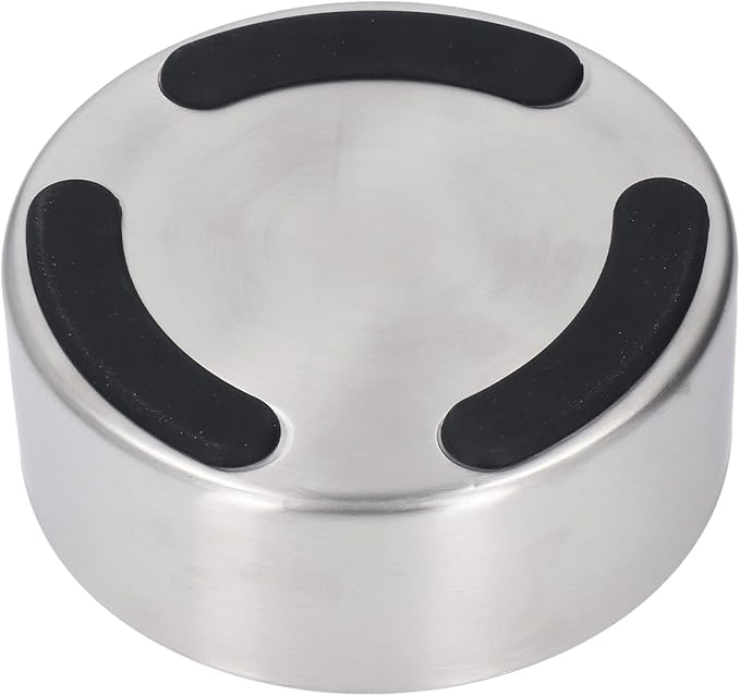 Pssopp Slow Feeder Dog Bowl, Dishwasher Stainless Steel Large Metal Dog Food Bowls with Non Slip Rubber Ring Modern Design Dog Slow Feeder for Medium to Large Dogs (24x17x18cm)