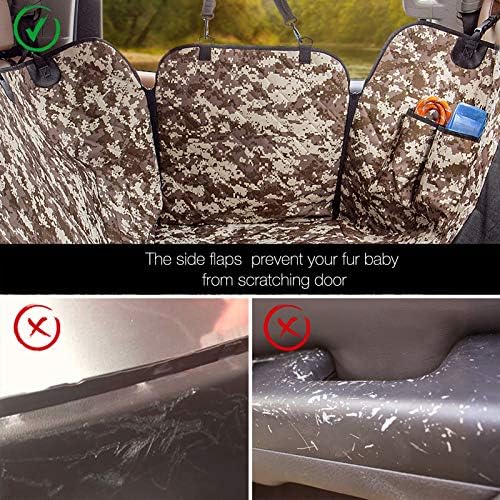 Truck Seat Cover for Dogs Waterproof 900D Soft Back Seat Cover for Crew Cab Protects Vehicle from Dog Hair, Scratches, Dirt Durable Rear Seat Cover for Pickup Truck F150 F250 Ram GMC 1500 2500 - Image 6