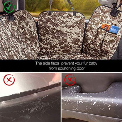 Truck Seat Cover for Dogs Waterproof 900D Soft Back Seat Cover for Crew Cab Protects Vehicle from Dog Hair, Scratches, Dirt Durable Rear Seat Cover for Pickup Truck F150 F250 Ram GMC 1500 2500 - Image 6
