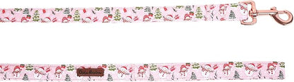 Dog Leash, Christmas Dogs Leashs Christmas Tree Print Heavy Duty Adjustable Dog Leash for Small Girls Dogs