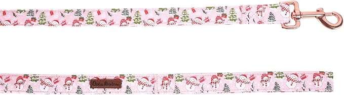 Dog Leash, Christmas Dogs Leashs Christmas Tree Print Heavy Duty Adjustable Dog Leash for X-Small Girls Dogs