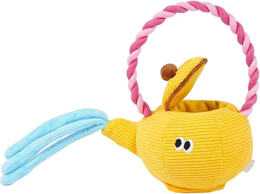 Teapot Shape Dog Toy, Interactive Rope Dog Toy, Plush Dog Toys, Plush Interactive Dog Toy, Dog Toy For All Breeds, Teapot Dog Chew Toy Plush Interactive Pet Toy For Small Medium Large Breed Dog