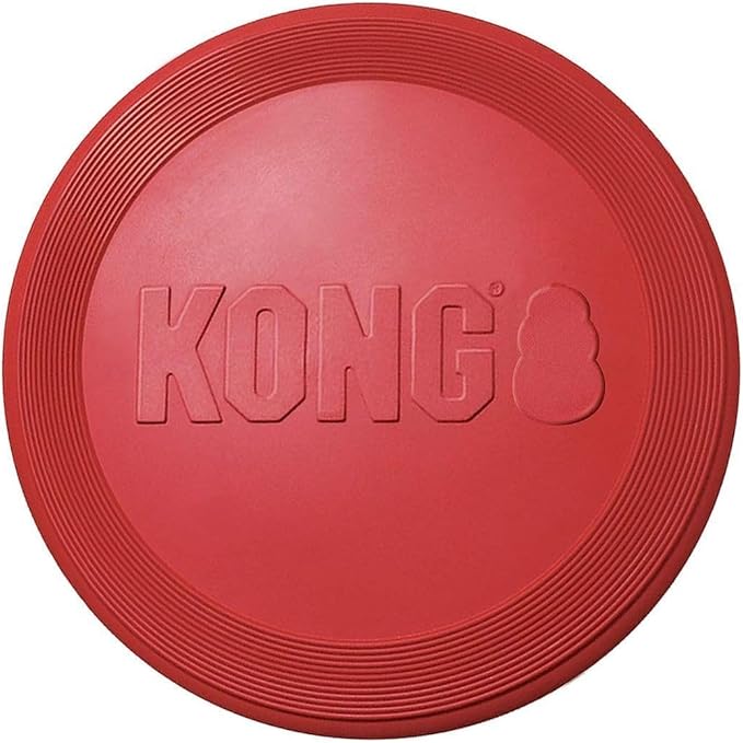 Kong Rubber Flyer,Large 2 Pack, Red