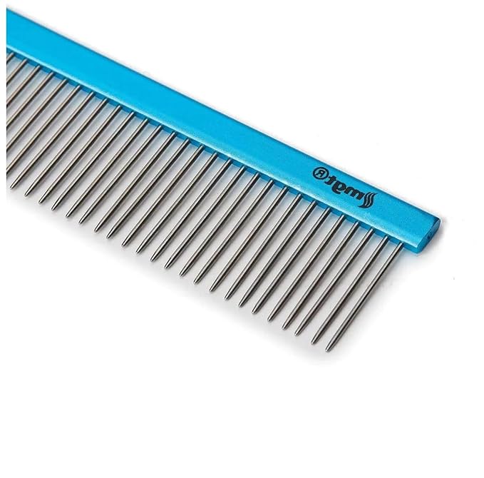 Dog and Cat Grooming Combs Contour Custom Coat Fur Finishing Shape Fluff Style and Primp (11 inch Finishing Comb)